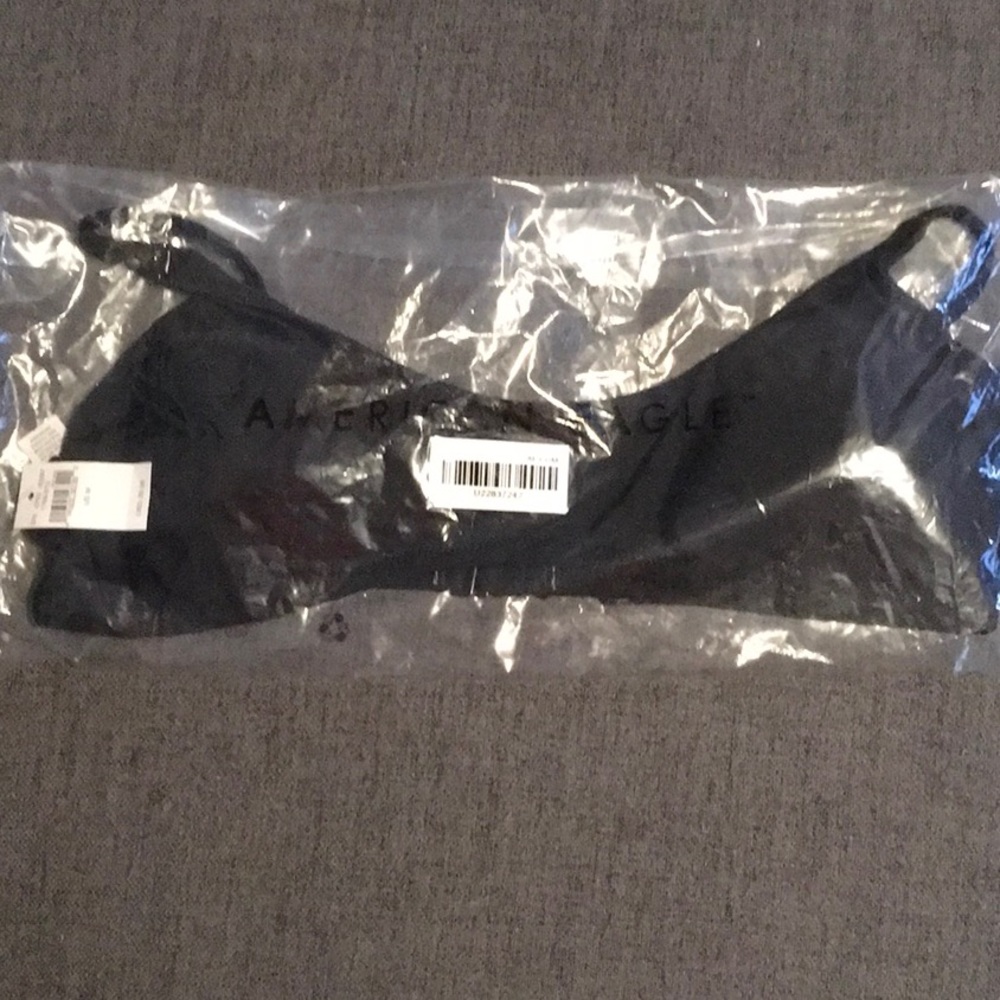 Brand new aerie black bikini top